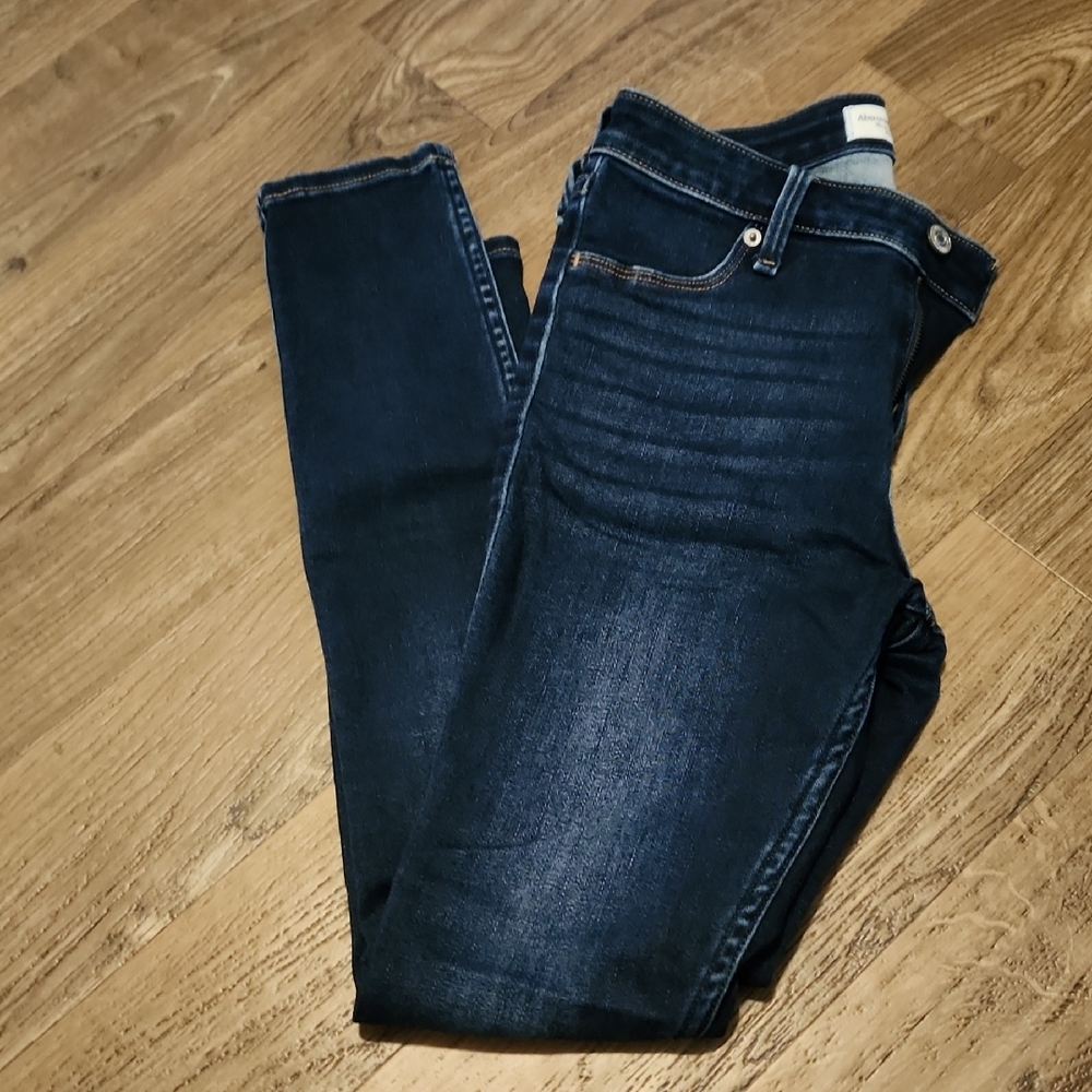 Abercrombie & Fitch Blue Skinny Jeans with Stretch